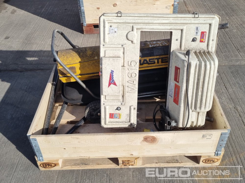 Equipo de construcción Master 100 Volt Space Heater, 110 Volt Mobile Band Saw: foto 8