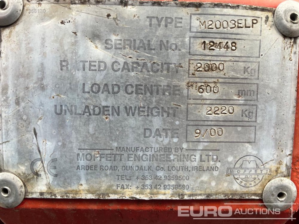 Moffett Mounty M2003 - Carretilla elevadora: foto 5 Moffett Mounty M2003 - Carretilla elevadora: foto 5