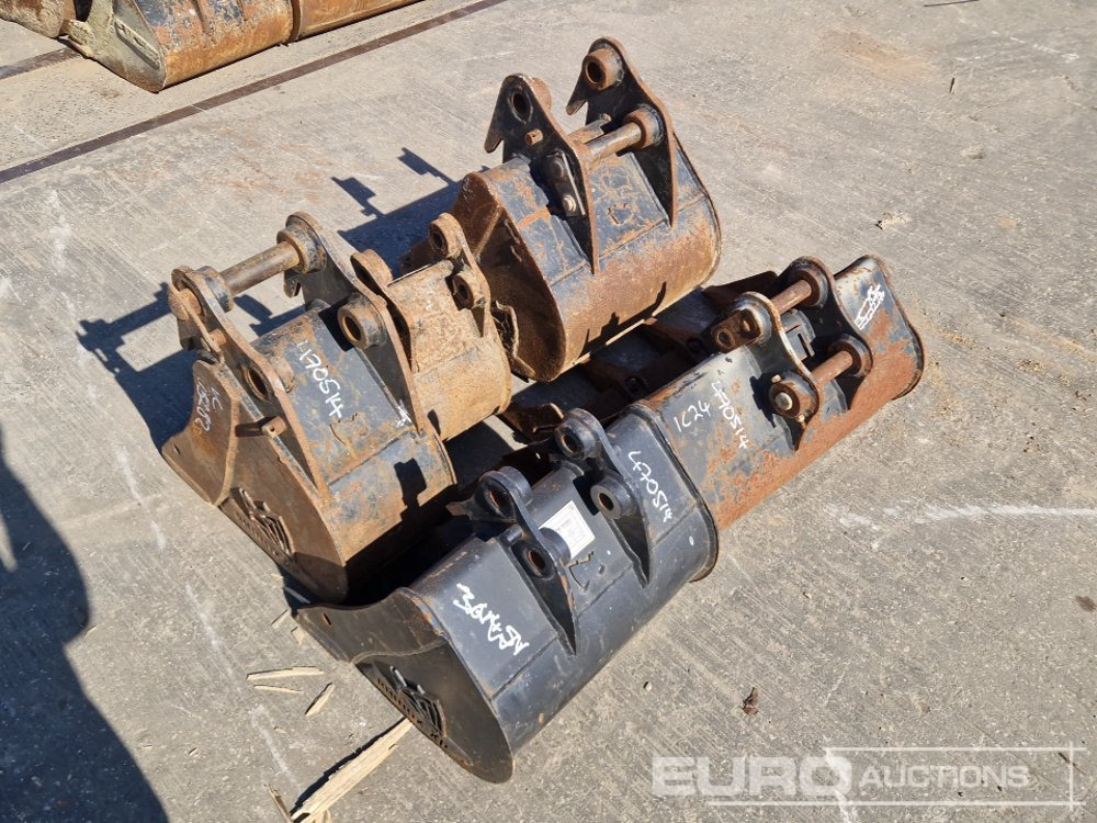Rhinox 24", 18", 18", 9", 9" Digging Bucket 30-35mm Pin to suit Mini Excavator - Cazo: foto 3 Rhinox 24", 18", 18", 9", 9" Digging Bucket 30-35mm Pin to suit Mini Excavator - Cazo: foto 3