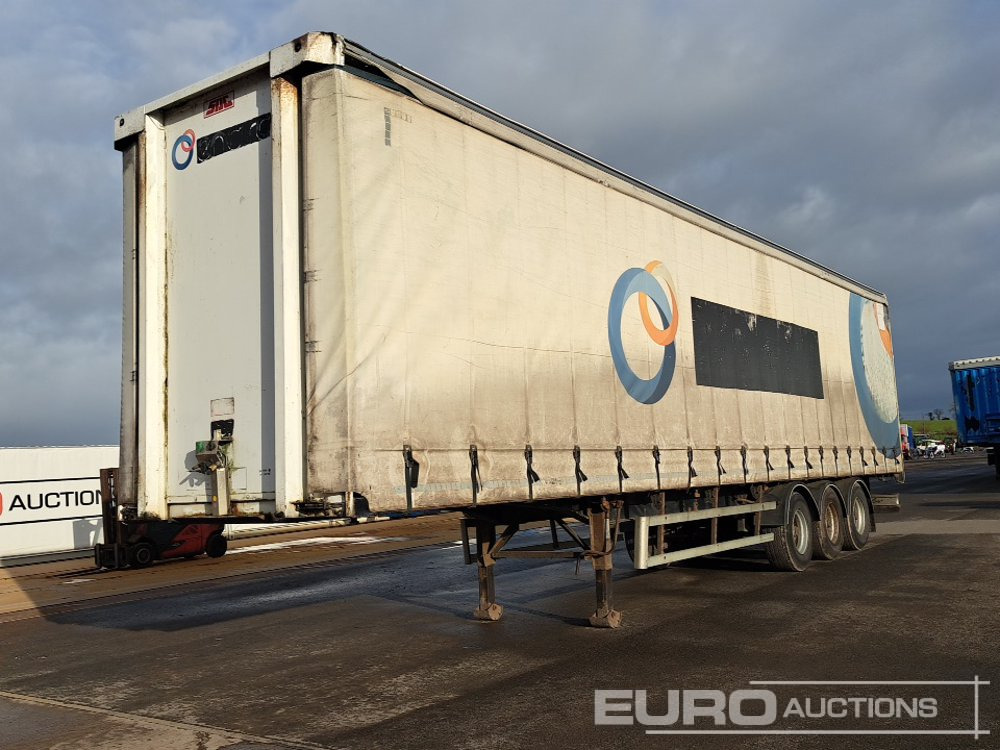 SDC 45' Tri Axle Curtainsider, BPW Axles - Semirremolque lona: foto 1 SDC 45' Tri Axle Curtainsider, BPW Axles - Semirremolque lona: foto 1