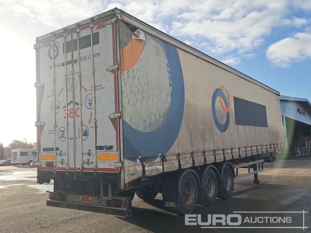 SDC 45' Tri Axle Curtainsider, BPW Axles - Semirremolque lona: foto 5 SDC 45' Tri Axle Curtainsider, BPW Axles - Semirremolque lona: foto 5