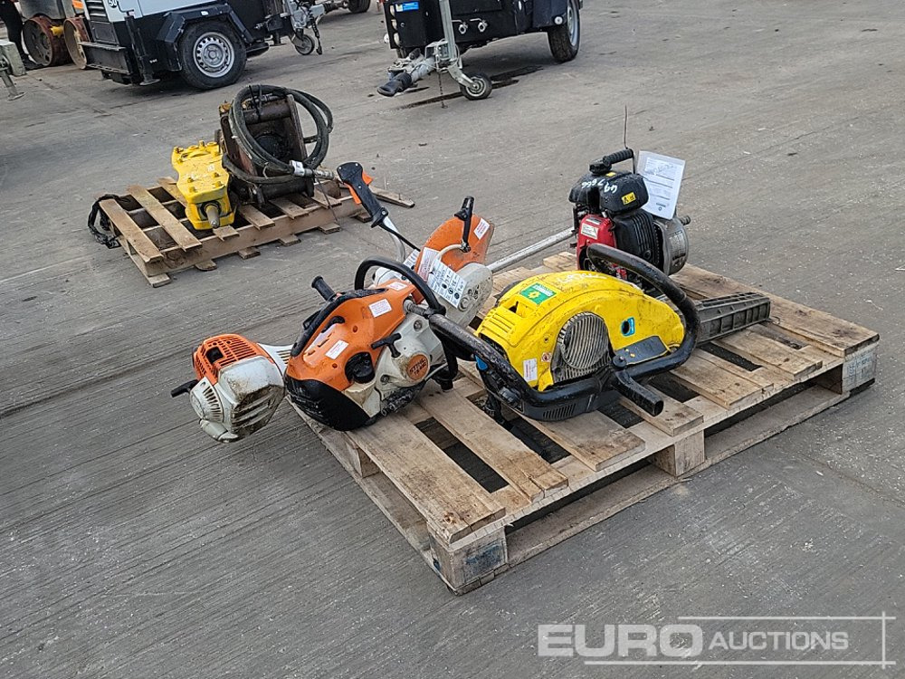 Stihl Petrol Strimmer, Stihl TS410 Petrol Quick Cut Saw, Atlas Copco Petrol Hand Held Breaker, Petrol Fuel Transfer Pump, Honda Engine - Equipo de construcción: foto 3 Stihl Petrol Strimmer, Stihl TS410 Petrol Quick Cut Saw, Atlas Copco Petrol Hand Held Breaker, Petrol Fuel Transfer Pump, Honda Engine - Equipo de construcción: foto 3