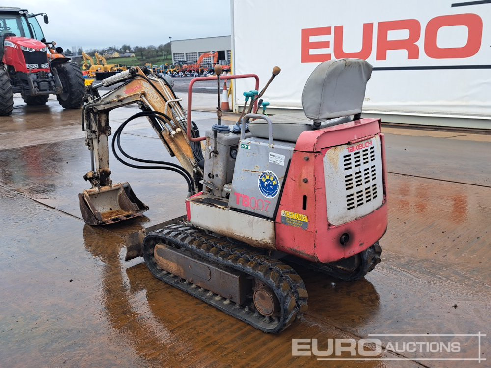 Taketuchi TB007 - Miniexcavadora: foto 3 Taketuchi TB007 - Miniexcavadora: foto 3