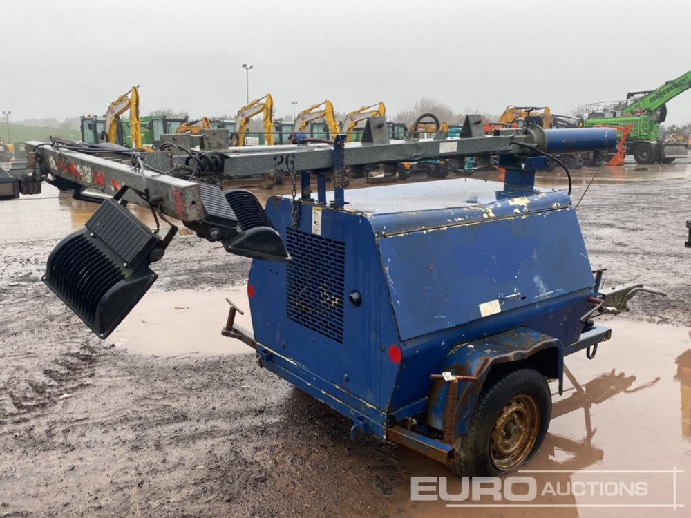 Terex Amida Single Axle LED Lighting Tower, Kubota Engine - Torre de iluminación: foto 5 Terex Amida Single Axle LED Lighting Tower, Kubota Engine - Torre de iluminación: foto 5