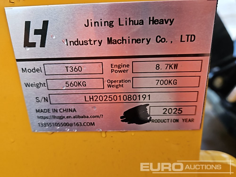Minicargadora Unused 2025 LIHUA T360: foto 35 Minicargadora Unused 2025 LIHUA T360: foto 35