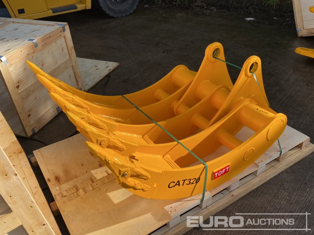 Unused 2025 Toft 40" Rake 80mm Pin to suit 20 Ton Excavator - Cazo: foto 1 Unused 2025 Toft 40" Rake 80mm Pin to suit 20 Ton Excavator - Cazo: foto 1
