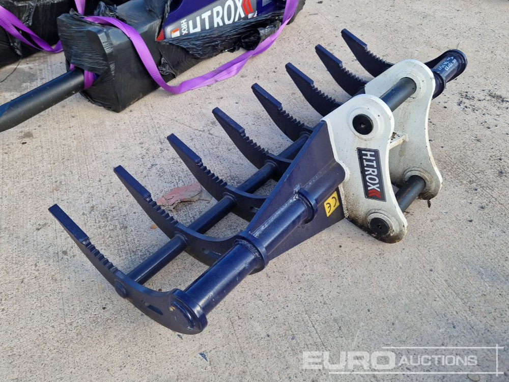Unused 72" Hirox Rake 65mm Pin to suit 13 Ton Excavator - Cazo: foto 2 Unused 72" Hirox Rake 65mm Pin to suit 13 Ton Excavator - Cazo: foto 2