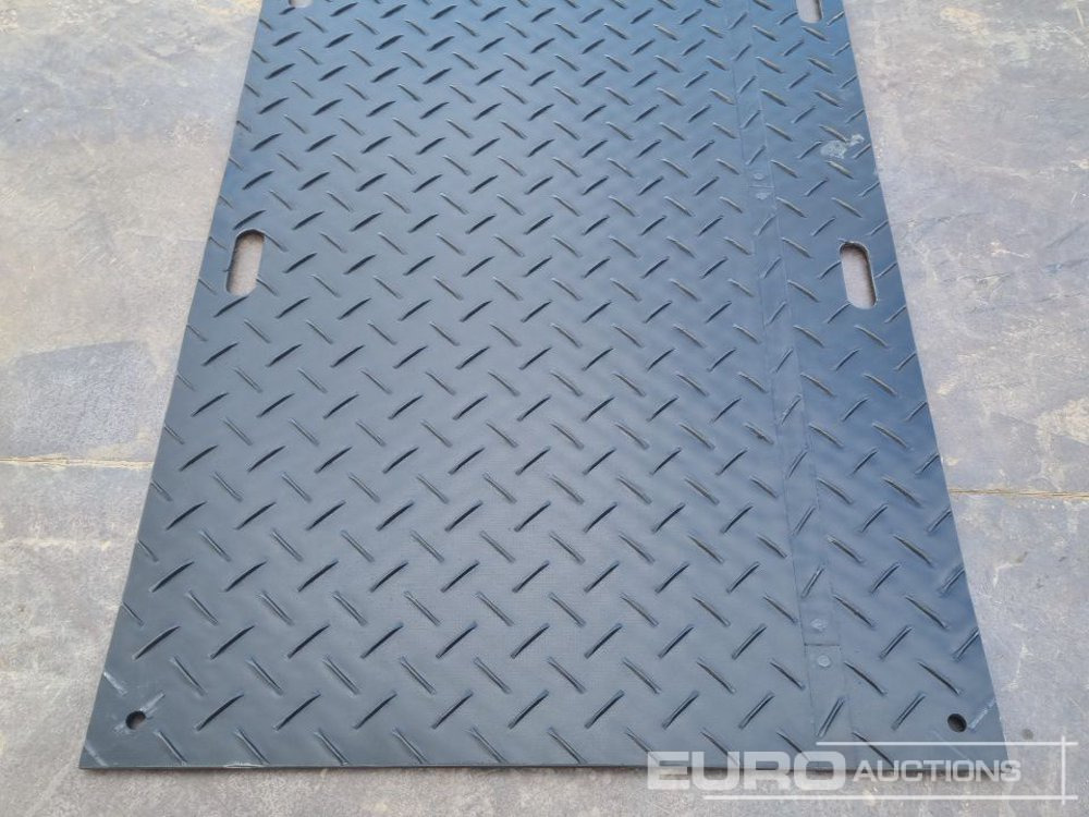 Equipo de construcción Unused 8' x 4' Plastic Ground Protection Mats (52 of), Connectors (104 of): foto 10