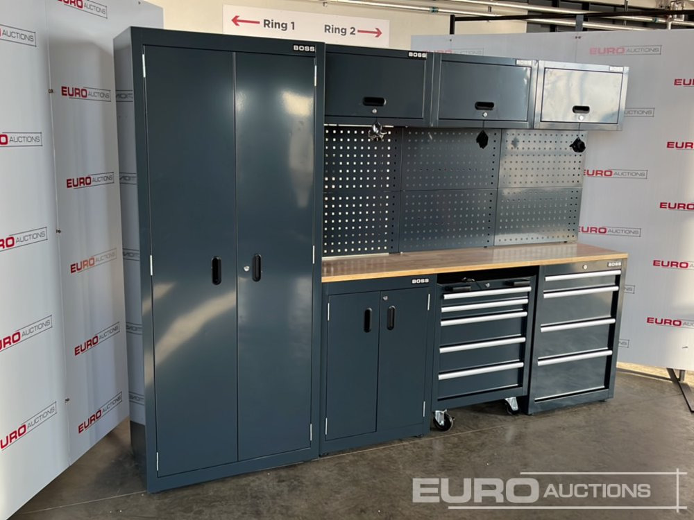 Unused Boss 2.6m 9 Drawer, 5 Cabinet Tool Station - Equipo de taller: foto 3 Unused Boss 2.6m 9 Drawer, 5 Cabinet Tool Station - Equipo de taller: foto 3