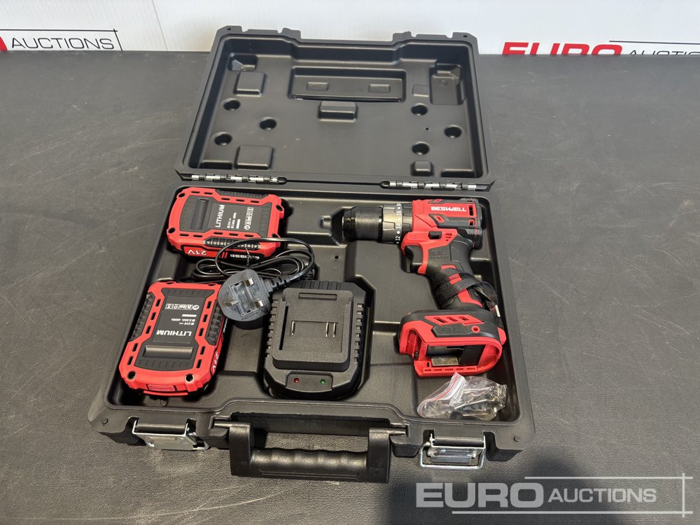 Unused CIW-338D 3/8" Brushless Drill, 2 x 2.0AH Battery with Charger (Makita Style with Impact Function) - Equipo de taller: foto 2 Unused CIW-338D 3/8" Brushless Drill, 2 x 2.0AH Battery with Charger (Makita Style with Impact Function) - Equipo de taller: foto 2