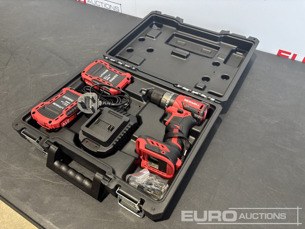 Unused CIW-338D 3/8" Brushless Drill, 2 x 2.0AH Battery with Charger (Makita Style with Impact Function) - Equipo de taller: foto 1 Unused CIW-338D 3/8" Brushless Drill, 2 x 2.0AH Battery with Charger (Makita Style with Impact Function) - Equipo de taller: foto 1