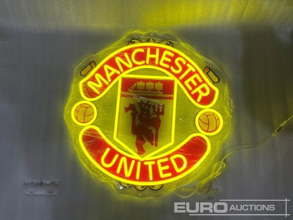 Unused Manchester United LED Neon Sign - Equipo de taller: foto 1 Unused Manchester United LED Neon Sign - Equipo de taller: foto 1