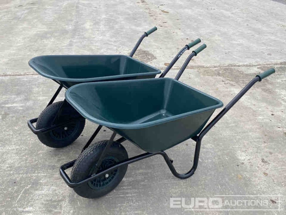 Unused Plastic Tub Wheelbarrow (2 of) - Equipo de construcción: foto 1 Unused Plastic Tub Wheelbarrow (2 of) - Equipo de construcción: foto 1