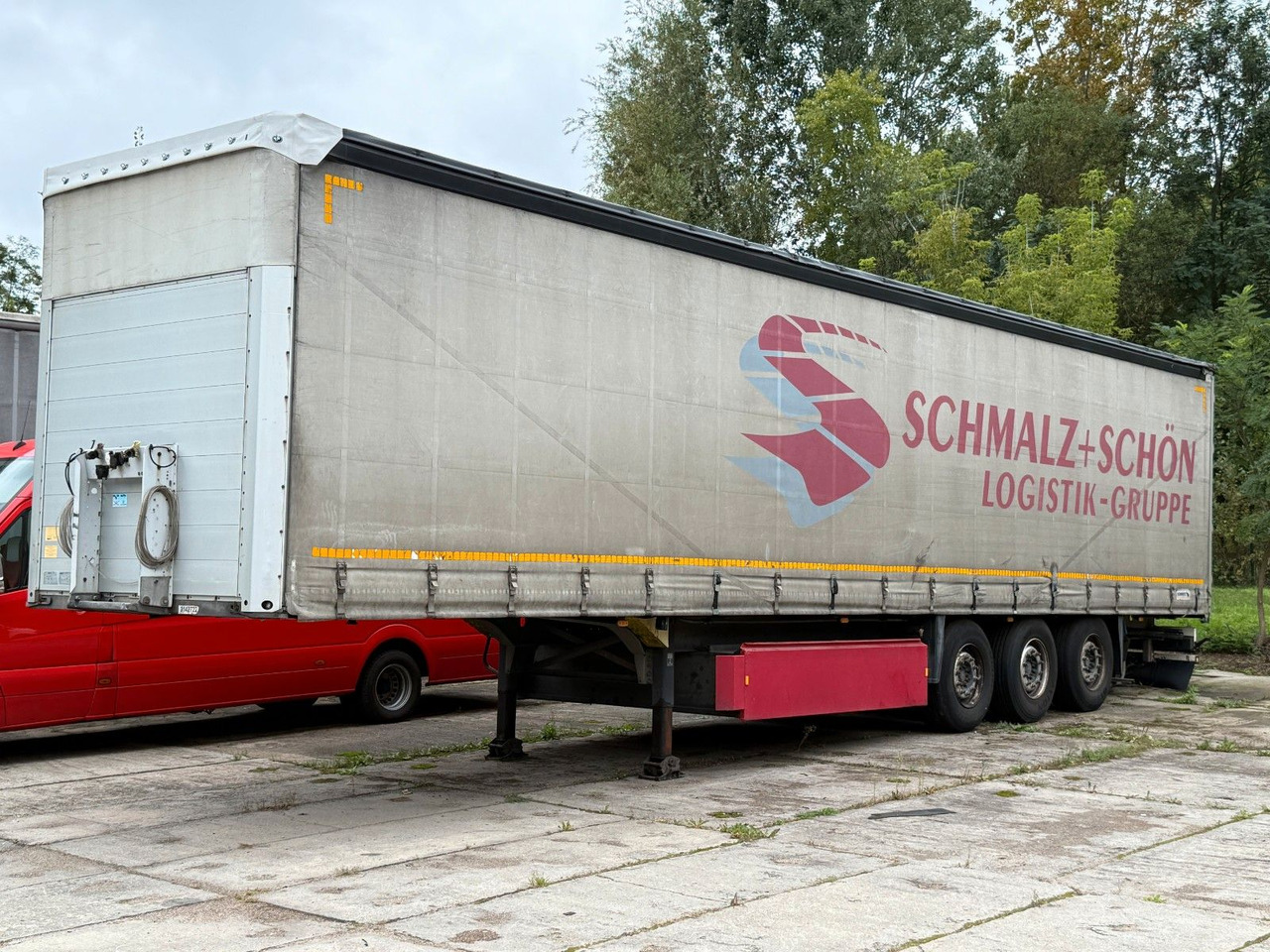 Schmitz Cargobull Standart Seitenplane/Liftachse/Palettenkasten - Semirremolque lona: foto 1 Schmitz Cargobull Standart Seitenplane/Liftachse/Palettenkasten - Semirremolque lona: foto 1