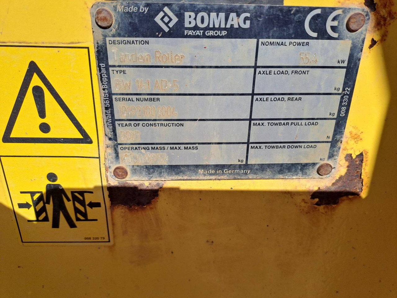 Compactador BOMAG BW141: foto 6