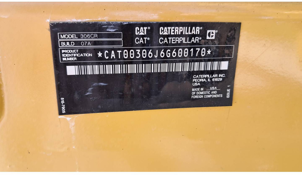 CAT 306 CR - Excavadora de cadenas: foto 5 CAT 306 CR - Excavadora de cadenas: foto 5