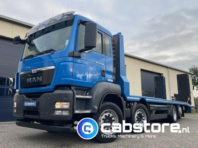 MAN TGS 35.360 8x2 Machinetransporter - Oprijwagen - Bouwjaar 2014 - Hydraulische rampen - 8x2-4 - Bickel-Tec - Good condition - Camión portavehículos: foto 2 MAN TGS 35.360 8x2 Machinetransporter - Oprijwagen - Bouwjaar 2014 - Hydraulische rampen - 8x2-4 - Bickel-Tec - Good condition - Camión portavehículos: foto 2