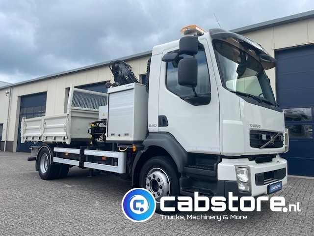Volvo FL 240 4x2 Euro 5 - Kipper - MKG HLK 45 a2 Autolaadkraan - Bouwjaar 2012 - APK 18-10-2025 - ORIGINAL Km 35.640 !!!! - Good condition !! - Camión volquete, Camión grúa: foto 4 Volvo FL 240 4x2 Euro 5 - Kipper - MKG HLK 45 a2 Autolaadkraan - Bouwjaar 2012 - APK 18-10-2025 - ORIGINAL Km 35.640 !!!! - Good condition !! - Camión volquete, Camión grúa: foto 4