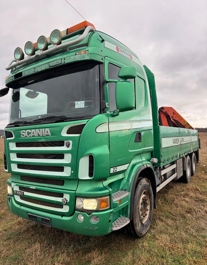 SCANIA R580 V8 6X4 Palfinger PK 23002 rotator - Camión grúa: foto 1 SCANIA R580 V8 6X4 Palfinger PK 23002 rotator - Camión grúa: foto 1