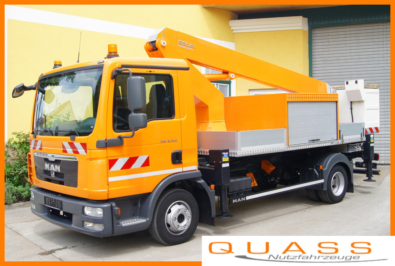 MAN TGL 8.150/TÜV/ESDA 21,5m Hubarbeitsbühne/Steiger/EURO 5 - Camión con plataforma elevadora: foto 1 MAN TGL 8.150/TÜV/ESDA 21,5m Hubarbeitsbühne/Steiger/EURO 5 - Camión con plataforma elevadora: foto 1