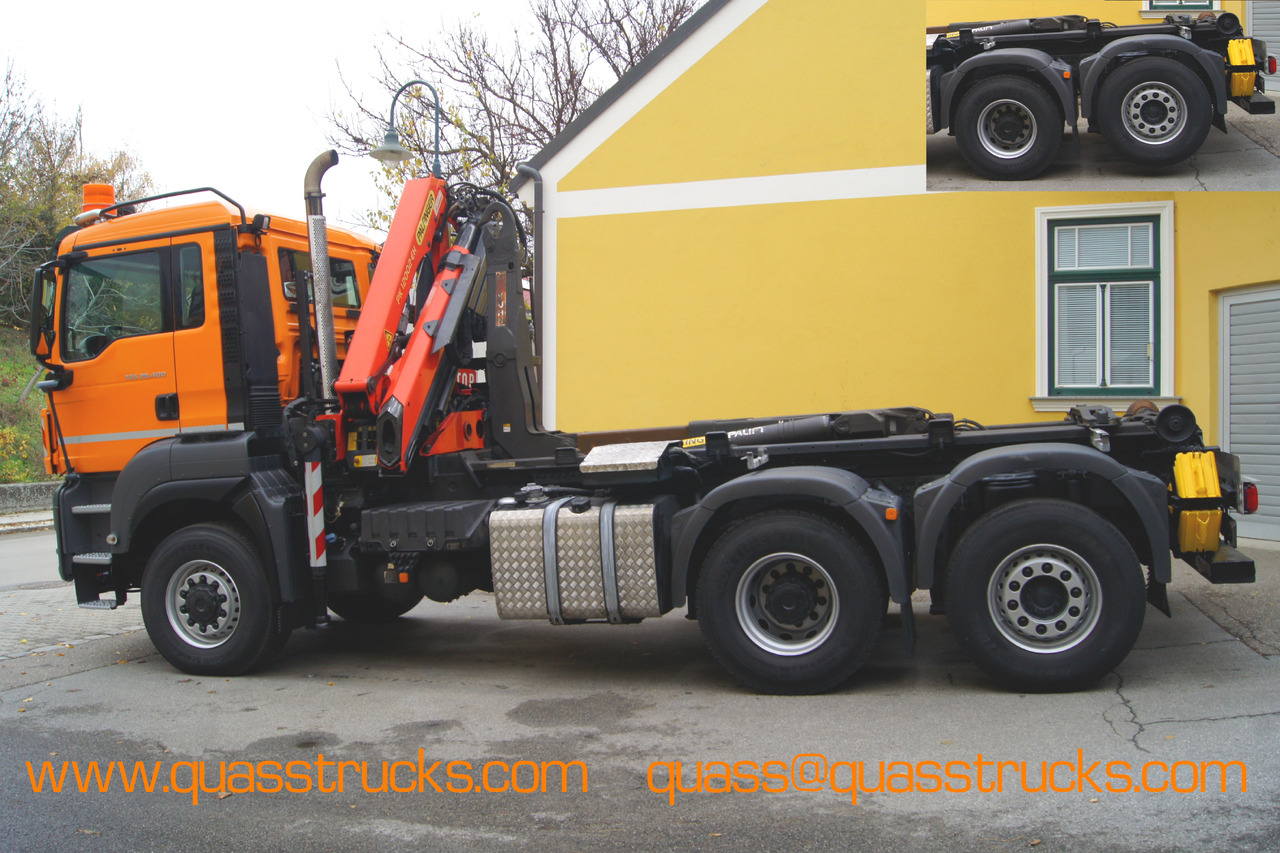 MAN TGS 28.400 BL 6x4-4/TÜV/PK12002/PALIFT/Winterdienst/Salzstreuer/Streuer/Schneepflug - Camión grúa: foto 4 MAN TGS 28.400 BL 6x4-4/TÜV/PK12002/PALIFT/Winterdienst/Salzstreuer/Streuer/Schneepflug - Camión grúa: foto 4