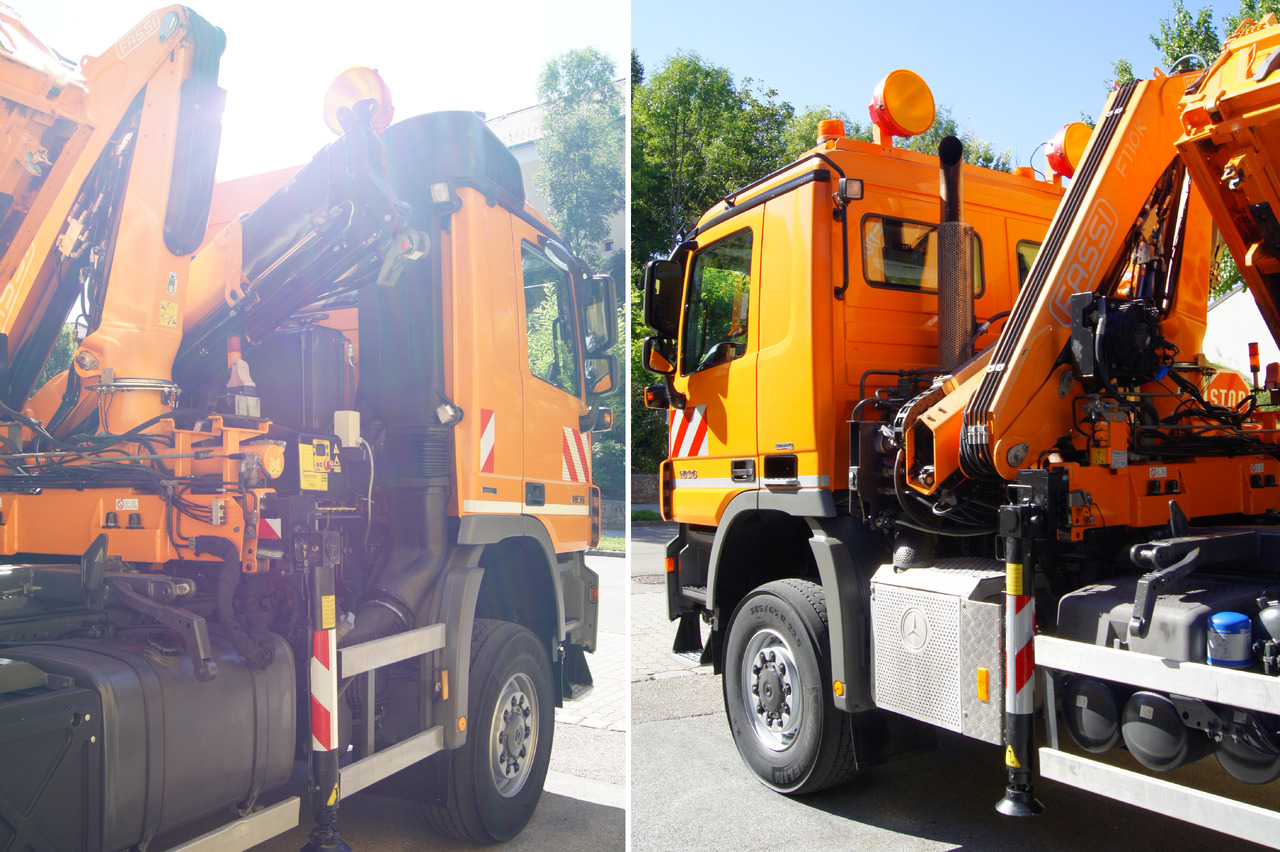 MERCEDES-BENZ ACTROS 1836 /4x4/TÜV/FASSI 110/MEILLER/Wechselsystem/Winterdienst - Camión grúa: foto 5 MERCEDES-BENZ ACTROS 1836 /4x4/TÜV/FASSI 110/MEILLER/Wechselsystem/Winterdienst - Camión grúa: foto 5