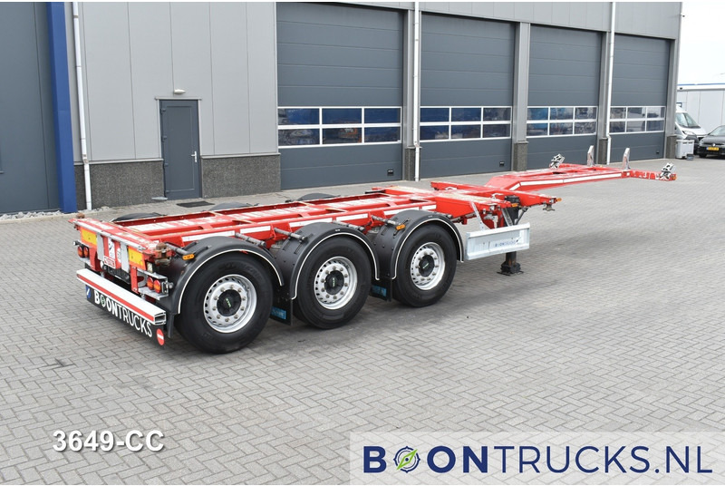 D-Tec FLEXITRAILER | 2x20-30-40-45ft HC * 2x LIFT AXLE * 2x EXTENDABLE * NL TRAILER * APK 09-2026 - Semirremolque portacontenedore/ Intercambiable: foto 1 D-Tec FLEXITRAILER | 2x20-30-40-45ft HC * 2x LIFT AXLE * 2x EXTENDABLE * NL TRAILER * APK 09-2026 - Semirremolque portacontenedore/ Intercambiable: foto 1