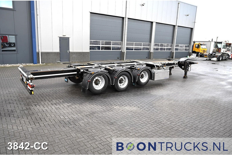 D-Tec FLEXITRAILER | 2x20-30-40-45ft HC * 2x LIFT AXLE * 3x EXTENDABLE * ADR * APK 10-2026 * NL TRAILER - Semirremolque portacontenedore/ Intercambiable: foto 2 D-Tec FLEXITRAILER | 2x20-30-40-45ft HC * 2x LIFT AXLE * 3x EXTENDABLE * ADR * APK 10-2026 * NL TRAILER - Semirremolque portacontenedore/ Intercambiable: foto 2