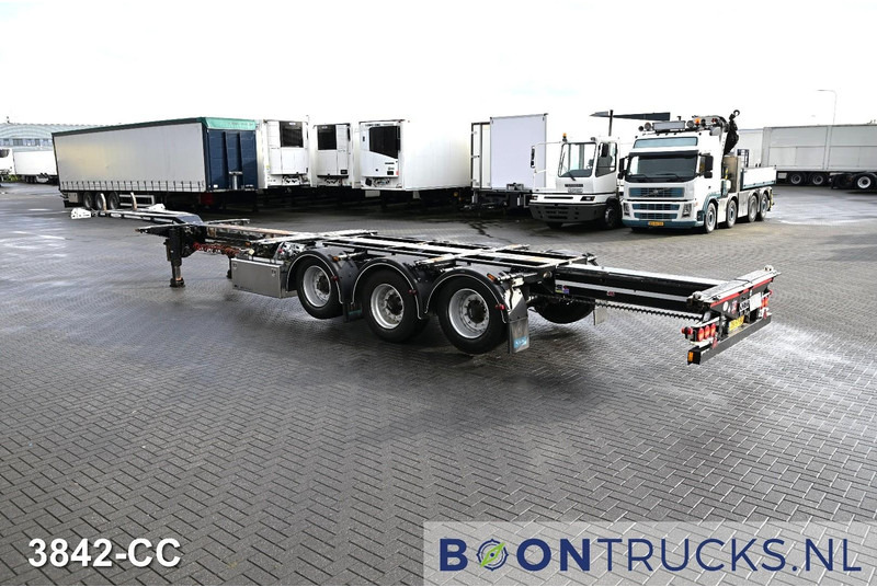 D-Tec FLEXITRAILER | 2x20-30-40-45ft HC * 2x LIFT AXLE * 3x EXTENDABLE * ADR * APK 10-2026 * NL TRAILER - Semirremolque portacontenedore/ Intercambiable: foto 3 D-Tec FLEXITRAILER | 2x20-30-40-45ft HC * 2x LIFT AXLE * 3x EXTENDABLE * ADR * APK 10-2026 * NL TRAILER - Semirremolque portacontenedore/ Intercambiable: foto 3