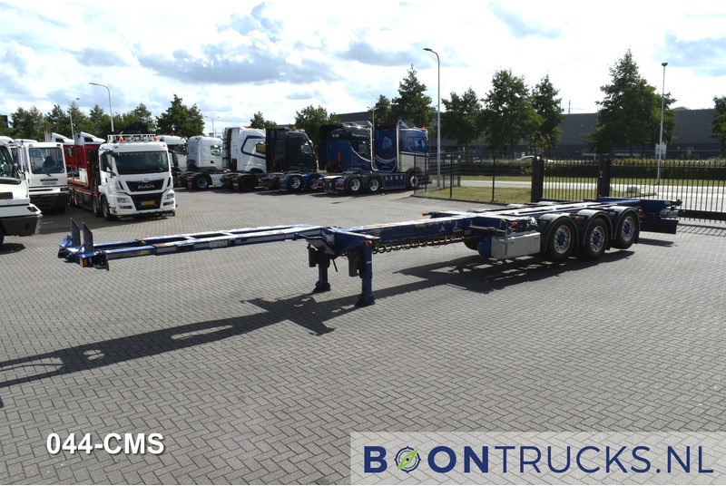 D-Tec FLEXITRAILER | 2x20-30-40-45ft HC * 2x LIFT AXLE * BPW/DISC * 3x EXT * NL TRAILER * APK 05-2026 - Semirremolque portacontenedore/ Intercambiable: foto 5 D-Tec FLEXITRAILER | 2x20-30-40-45ft HC * 2x LIFT AXLE * BPW/DISC * 3x EXT * NL TRAILER * APK 05-2026 - Semirremolque portacontenedore/ Intercambiable: foto 5