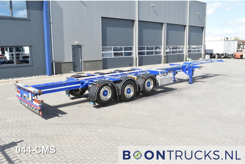 D-Tec FLEXITRAILER | 2x20-30-40-45ft HC * 2x LIFT AXLE * BPW/DISC * 3x EXT * NL TRAILER * APK 05-2026 - Semirremolque portacontenedore/ Intercambiable: foto 2 D-Tec FLEXITRAILER | 2x20-30-40-45ft HC * 2x LIFT AXLE * BPW/DISC * 3x EXT * NL TRAILER * APK 05-2026 - Semirremolque portacontenedore/ Intercambiable: foto 2