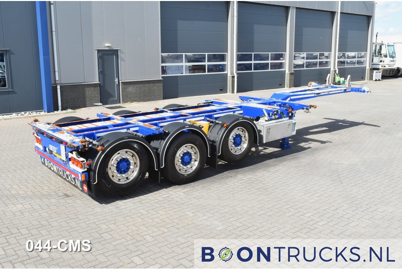 D-Tec FLEXITRAILER | 2x20-30-40-45ft HC * 2x LIFT AXLE * BPW/DISC * 3x EXT * NL TRAILER * APK 05-2026 - Semirremolque portacontenedore/ Intercambiable: foto 1 D-Tec FLEXITRAILER | 2x20-30-40-45ft HC * 2x LIFT AXLE * BPW/DISC * 3x EXT * NL TRAILER * APK 05-2026 - Semirremolque portacontenedore/ Intercambiable: foto 1