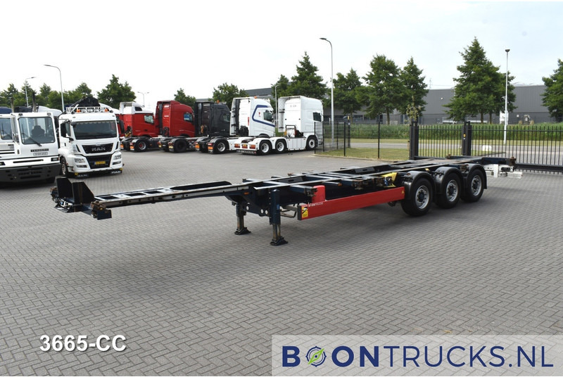 Krone SD BOX LINER | 2x20-40-45ft HC * LIFT AXLE * BPW/DISC * EXTENDABLE REAR * 9x AVAILABLE - Semirremolque portacontenedore/ Intercambiable: foto 5 Krone SD BOX LINER | 2x20-40-45ft HC * LIFT AXLE * BPW/DISC * EXTENDABLE REAR * 9x AVAILABLE - Semirremolque portacontenedore/ Intercambiable: foto 5
