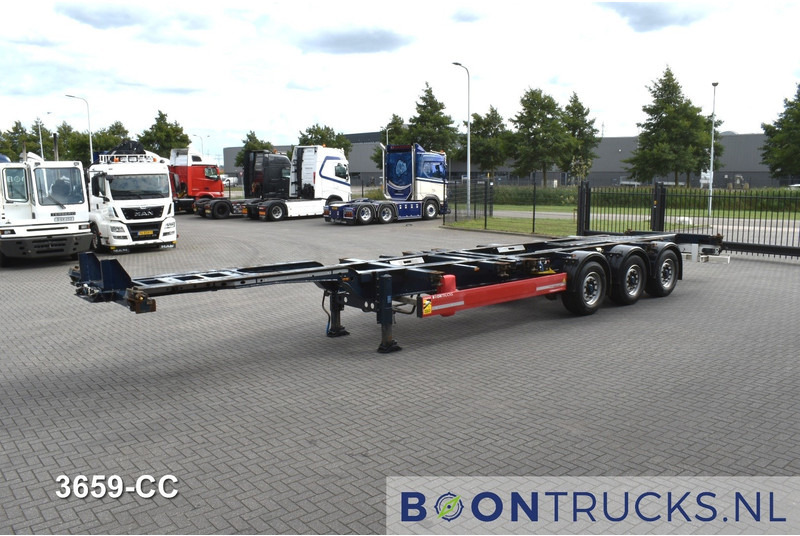 Krone SD BOX LINER | 2x20-40-45ft HC * LIFTAS * BPW/SCHIJF * ACHTERSCHUIVER * 9x BESCHIKBAAR - Semirremolque portacontenedore/ Intercambiable: foto 5 Krone SD BOX LINER | 2x20-40-45ft HC * LIFTAS * BPW/SCHIJF * ACHTERSCHUIVER * 9x BESCHIKBAAR - Semirremolque portacontenedore/ Intercambiable: foto 5