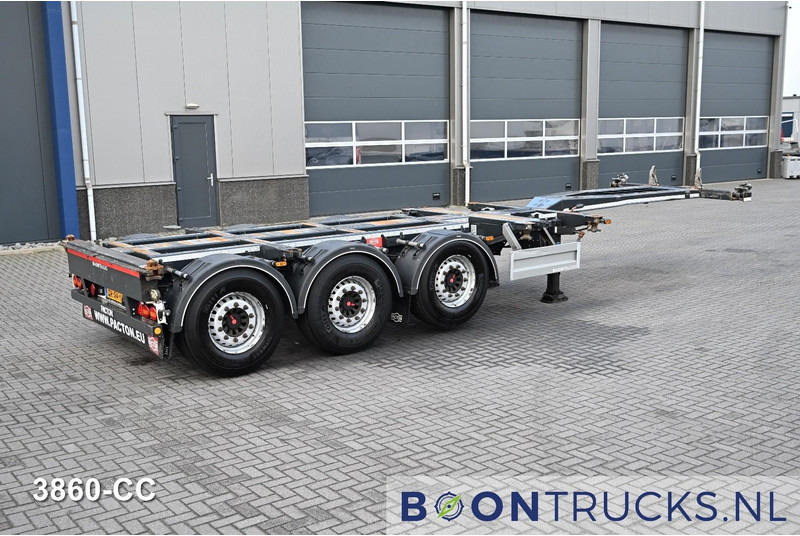 Pacton ET3 | 2x20-30-40-45ft HC * 2x EXTENDABLE * LIFT AXLE * NL TRAILER * APK 06-2026 - Semirremolque portacontenedore/ Intercambiable: foto 1 Pacton ET3 | 2x20-30-40-45ft HC * 2x EXTENDABLE * LIFT AXLE * NL TRAILER * APK 06-2026 - Semirremolque portacontenedore/ Intercambiable: foto 1