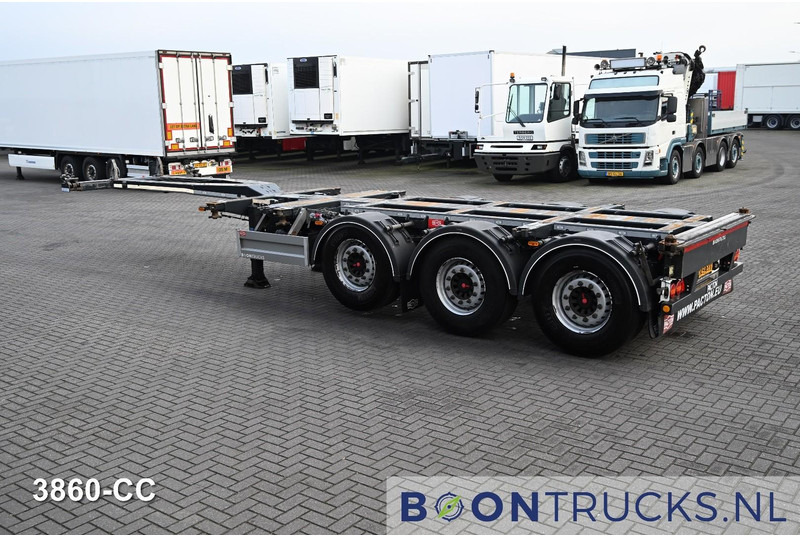 Pacton ET3 | 2x20-30-40-45ft HC * 2x EXTENDABLE * LIFT AXLE * NL TRAILER * APK 06-2026 - Semirremolque portacontenedore/ Intercambiable: foto 3 Pacton ET3 | 2x20-30-40-45ft HC * 2x EXTENDABLE * LIFT AXLE * NL TRAILER * APK 06-2026 - Semirremolque portacontenedore/ Intercambiable: foto 3