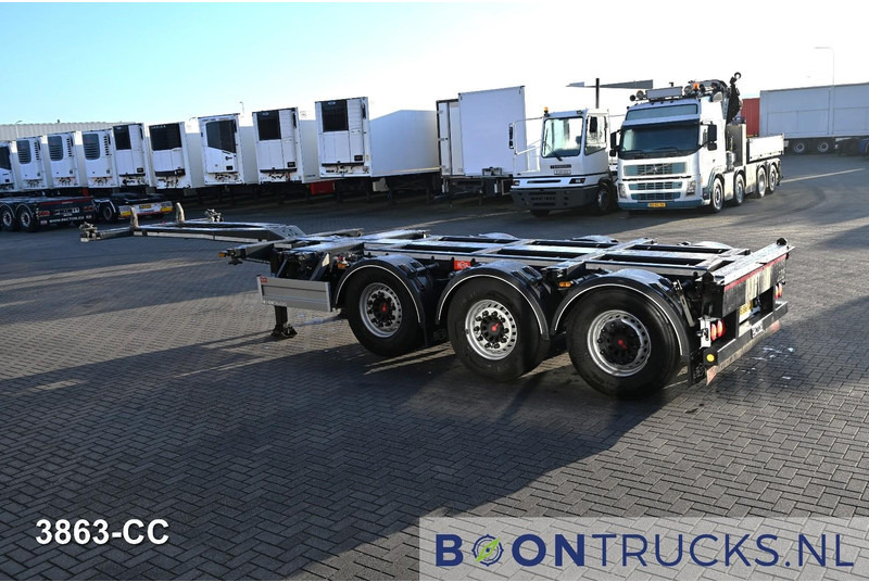 Pacton ET3 | 2x20-30-40-45ft HC * LIFT AXLE * 2x EXTENDABLE * NL TRAINER * APK 09-2026 - Semirremolque portacontenedore/ Intercambiable: foto 3 Pacton ET3 | 2x20-30-40-45ft HC * LIFT AXLE * 2x EXTENDABLE * NL TRAINER * APK 09-2026 - Semirremolque portacontenedore/ Intercambiable: foto 3