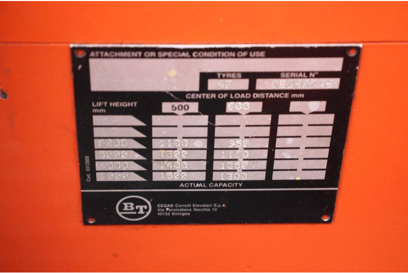 Carretilla elevadora eléctrica BT CB 15 T: foto 17