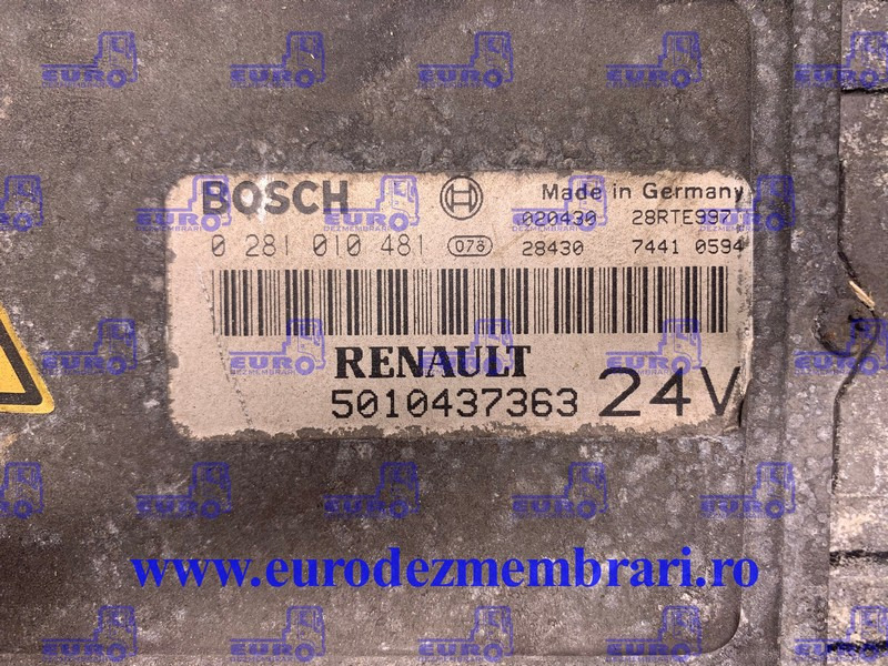 CALCULATOR MOTOR RENAULT 5010437363 - Unidad de control para Camión: foto 2 CALCULATOR MOTOR RENAULT 5010437363 - Unidad de control para Camión: foto 2