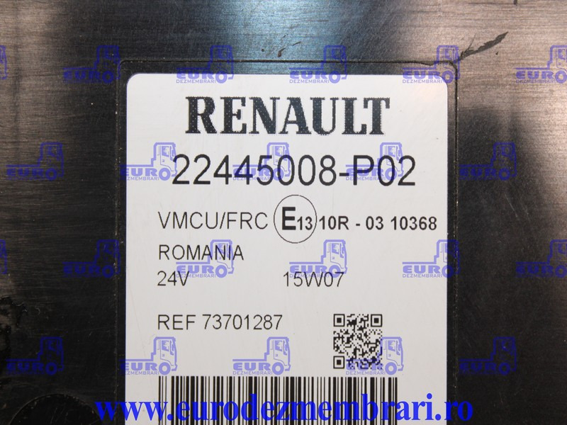 CALCULATOR VMCU RENAULT T 22445005, 22445008, 22777547, 23006079, 21936559 - Unidad de control para Camión: foto 4 CALCULATOR VMCU RENAULT T 22445005, 22445008, 22777547, 23006079, 21936559 - Unidad de control para Camión: foto 4