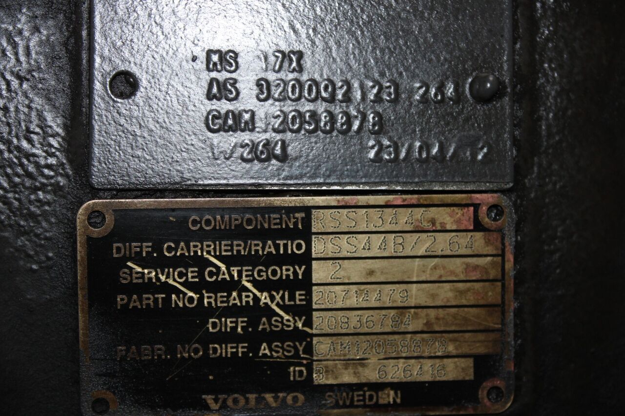 DIFERENTIAL VOLVO MS 17X RSS1344C R=2,64 - Diferencial para Camión: foto 3 DIFERENTIAL VOLVO MS 17X RSS1344C R=2,64 - Diferencial para Camión: foto 3