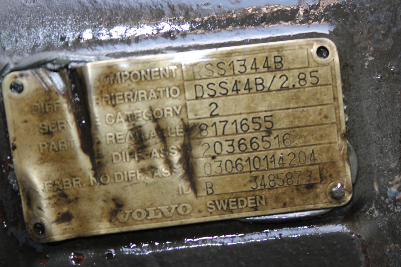 DIFERENTIAL VOLVO RSS1344B R=2,85 20366516 - Diferencial para Camión: foto 3 DIFERENTIAL VOLVO RSS1344B R=2,85 20366516 - Diferencial para Camión: foto 3