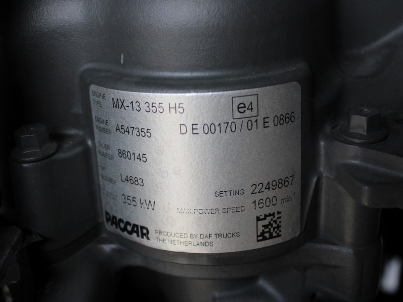 MOTOR DAF XF XG MX-13 355 H5 480CP EURO 6 2249867 - Motor para Camión: foto 5 MOTOR DAF XF XG MX-13 355 H5 480CP EURO 6 2249867 - Motor para Camión: foto 5