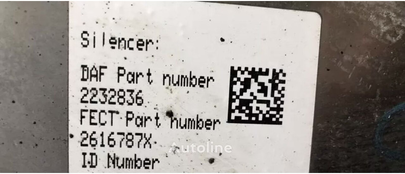 DAF CF/XF - Convertidor catalítico: foto 3 DAF CF/XF - Convertidor catalítico: foto 3