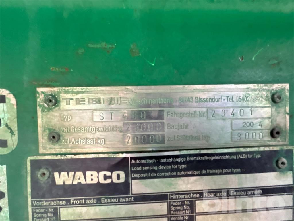 2004 Tebbe HS220 mit Wechselrahmen - Esparcidor de estiércol: foto 5 2004 Tebbe HS220 mit Wechselrahmen - Esparcidor de estiércol: foto 5