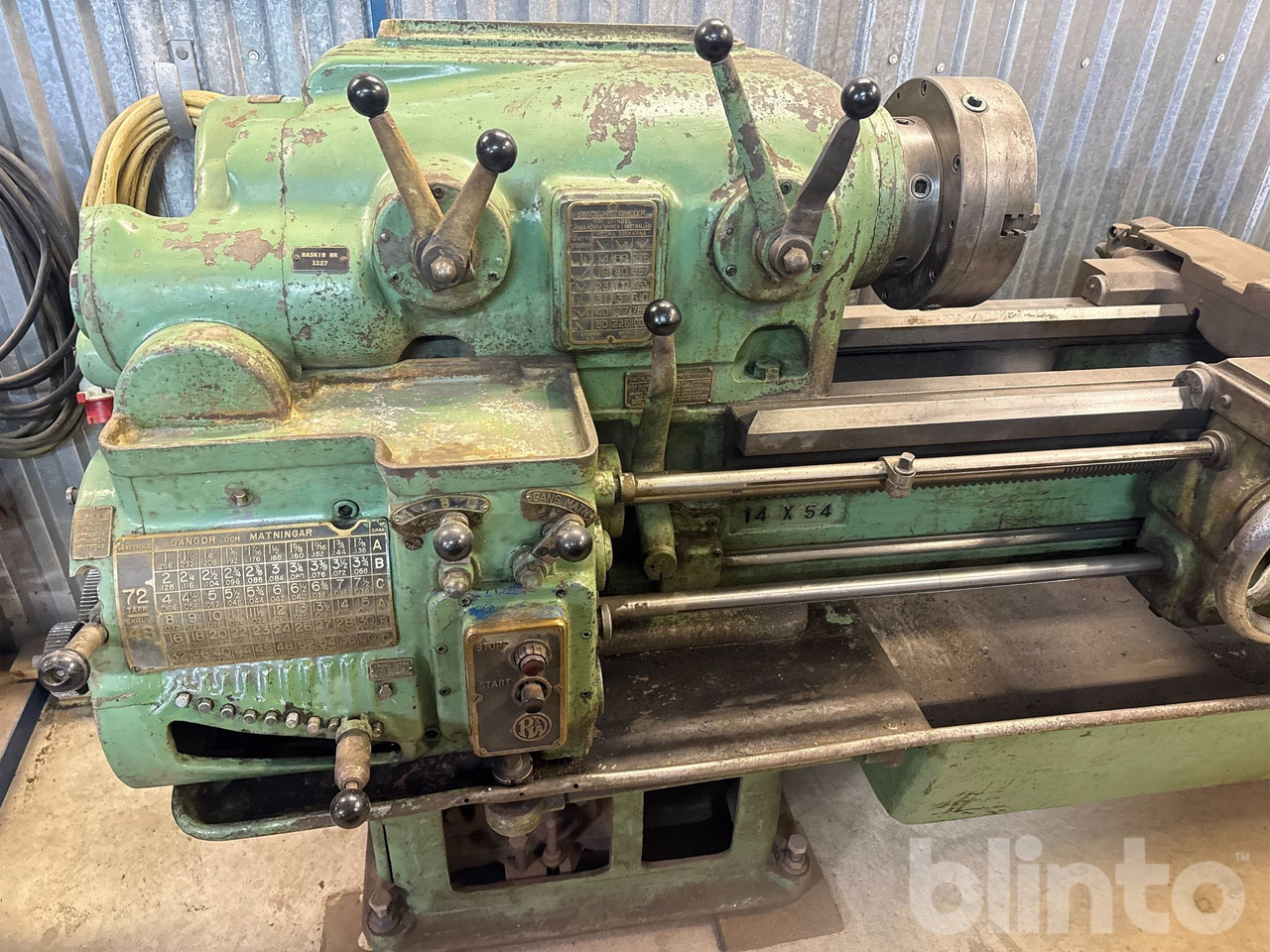 Americano Pratt&Whitney 14X54 - Torno de metal: foto 2 Americano Pratt&Whitney 14X54 - Torno de metal: foto 2