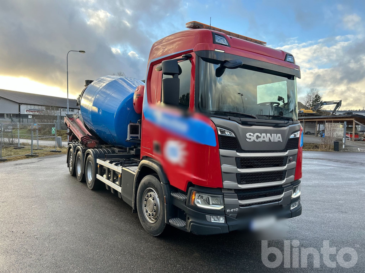 SCANIA R410B 8x4 Betongbil med Lastväxlare CNG Gas - Camión hormigonera: foto 1 SCANIA R410B 8x4 Betongbil med Lastväxlare CNG Gas - Camión hormigonera: foto 1