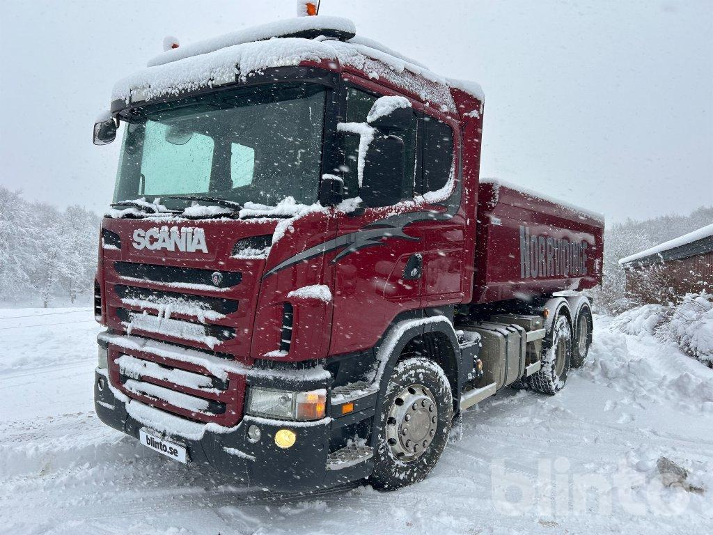 Scania G400 6x2 Sörling - Camión volquete: foto 1 Scania G400 6x2 Sörling - Camión volquete: foto 1