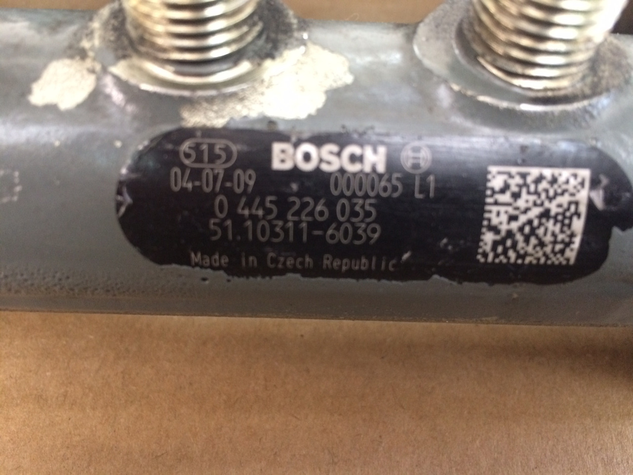 Sistema de combustible TUBO PRESSIONE COMMON RAIL MAN 51103116039: foto 6 Sistema de combustible TUBO PRESSIONE COMMON RAIL MAN 51103116039: foto 6
