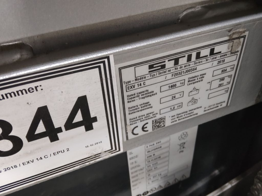 Still EXV14C - Apilador: foto 5 Still EXV14C - Apilador: foto 5